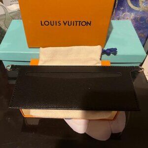 New Black Leather Wallet Insert (Convert Your Wallet into Crossbody)